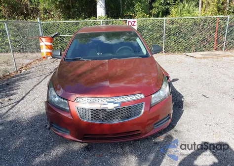 2013 Chevrolet Cruze Ls Auto из США, поврежденный, VIN 1G1PA5SH0D7110452